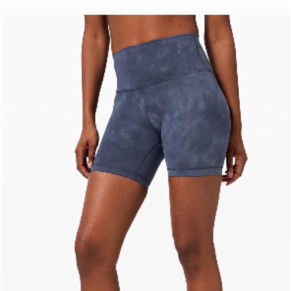 Wunder Train High-Rise Short - Diamond dye shade Naval Blue